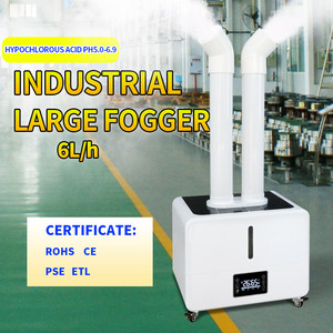 Humidificateur agricole de 18 L, 8 têtes d'atomisation, 6 L/H, brumisateur industriel à ultrasons à brume froide pour l'agriculture - Product Image 6