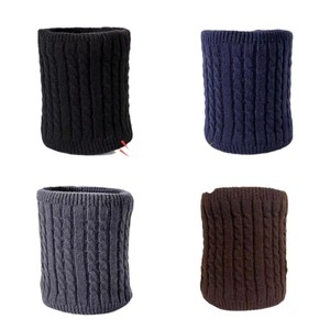 Cache-cou tricoté en laine, couleur unie, unisexe, pour adulte, masque de cyclisme chaud pour l'hiver en extérieur - Product Image 5