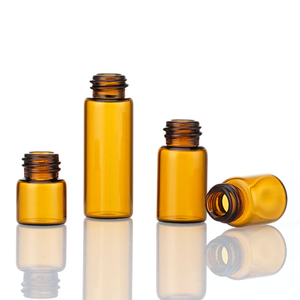 Flacons à bille en verre miniatures rechargeables de 1 ml pour huiles essentielles, parfums et cosmétiques - Product Image 4