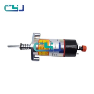 Válvula solenoide de corte de combustible para excavadora E330 E330B E330C 155-4653 1554653, reemplazo para motor 3304 3306 - Product Image 4