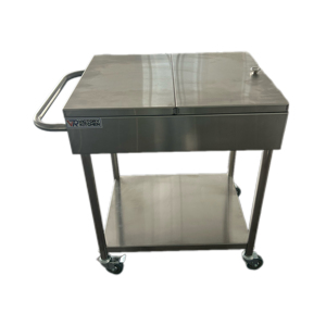 Carrito de almuerzo de acero inoxidable VICTORY, carro de mano inoxidable con rueda para Hotel o restaurante, carrito de supermercado, equipo de cocina para comedor - Product Image 4