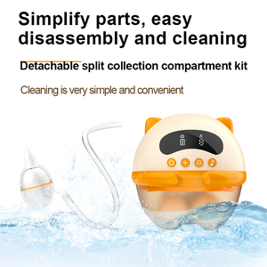 Aspiratore nasale automatico ad alta aspirazione 75Kpa 3 punte in Silicone per uso alimentare eco-friendly BPA Free Baby naso aspirapolvere - Product Image 4