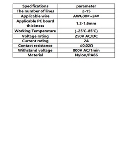Conector de paso de 2.0 mm, terminal SAN + carcasa de goma, conector macho/hembra para cable, carcasa para pines de cable, conector JST - Product Image 3