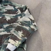 Sweat-shirts camouflage personnalisés en gros, vêtements pour hommes, coton unisexe, épais, confortable, élégant, réversible, streetwear, sweat-shirts MA139