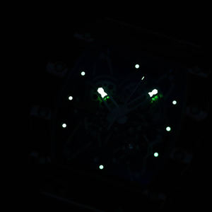 Reloj Deportivo de Lujo para Hombre Richard NT35-02, de Alta Precisión, Manual, de Acero Inoxidable, con Correa de Goma de 22mm, Esfera Esqueleto de Buceo, Corona en Posición - Product Image 2