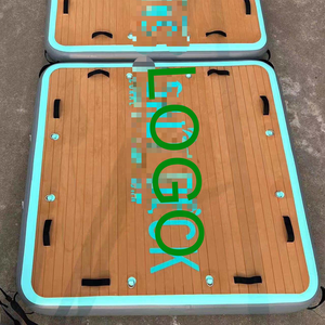 Plateforme flottante gonflable WAKE, ponton marin, capacité 500 kg, 5-10 passagers, garantie 3 ans, PVC + Drop Stitch <span class=keywords><strong>EVA</strong></span>, couleur personnalisée, eau - Product Image 2