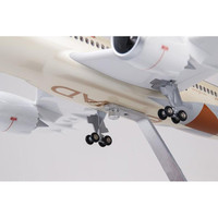 Modèle d'avion en métal de 30 cm, compagnie aérienne Etihad Airways A380, modèle d'avion en métal moulé sous pression 1/250, pour collection de pilotes, cadeau, personnalisation acceptée