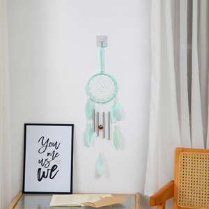 Grand DreamcatcheCarillons éoliens en tube d'aluminium HanginHandmade WovePendant - Product Image 3