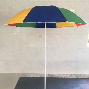 Sombrilla de Playa Portátil Manual de Alta Calidad en Stock, 6 Pies, Moderna, de Dos Secciones, Retráctil, con Anclaje para Arena, para Viajes al Aire Libre - Product Image 1