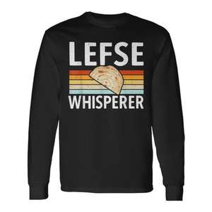 Camiseta de manga larga Lefse Whisperer Baking Flatbread - Product Image 1