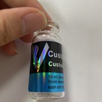 Autocollants holographiques imperméables personnalisés pour l'impression, étiquettes pour flacons de 10 ml pour l'emballage