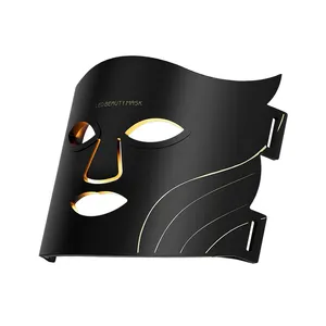 Masker Led terapi peremajaan kulit, peralatan kecantikan penggunaan di rumah lampu LED peremajaan foton wajah