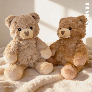 Super Soft Curly Stuffed Toy Bear Children's Day Valentine's Day Gift Plush Bear Toy Adorable Love <strong>Teddy</strong> Bear Plush Toy - Product Image 2
