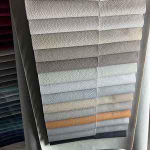 Thân thiện với môi PU da tổng hợp vải dập nổi Jacquard căng không thấm nước cho hàng may mặc Giày ghế sofa-Nhà cung cấp da bền - Product Image 2