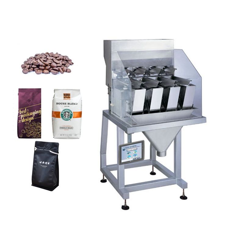 4 Heads Linear Weigher Grain Rice