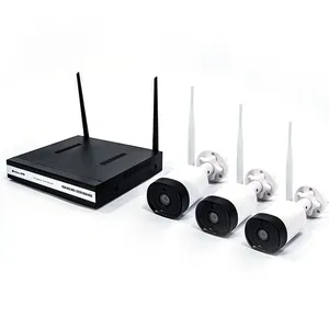 Xonz cctv câmera sistema de segurança 4ch wifi nvr kits