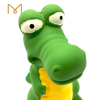 Jouet pour chien en latex durable et écologique YHRQ, jouet à couiner, animal en peluche durable, crocodile à mâcher, Shandong