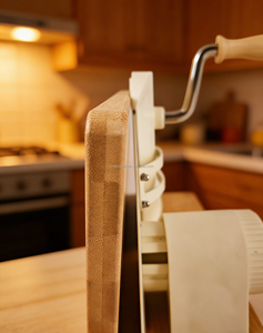 Machine à pain AY-M40C blanche, accessoires de cuisson, trancheuse à pain pliable, trancheuse à toasts, coupe uniformément le pain et les toasts, pliable - Product Image 4