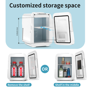 KEMIN <span class=keywords><strong>Mini</strong></span> réfrigérateur de voiture 4L <span class=keywords><strong>Mini</strong></span> réfrigérateur pour cosmétiques <span class=keywords><strong>Mini</strong></span> réfrigérateur pour voiture Bon marché Réfrigérateur pour voiture Soins de la peau Cosmétique - Product Image 4