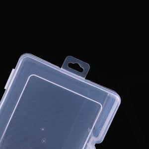 Boîte de rangement rectangulaire transparente en plastique PP, 13.3x10.1x4.6cm, capacité de 1L, organisateur de bijoux de bureau couvert - Product Image 5