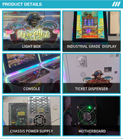 Machine commerciale de poussée de pièces, machine de jeu d'arcade à monnayeur avec récompenses, fabricant OEM