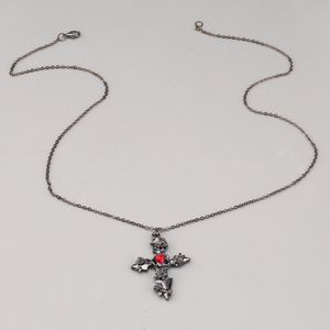 Stainless Steel Punk <b>Cross</b> Pendant Necklace for <b>Men</b> Women Hip Hop Jewelry <b>Men</b> Gothic butterfly Sweater <b>Chain</b> Male's Jewelry - Product Image 6