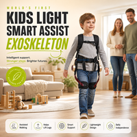 Exosquelette pour la marche, exosquelette robotique pédiatrique pour enfants atteints de paralysie cérébrale, de polio, ou ayant des jambes faibles, assistance à la marche par IA