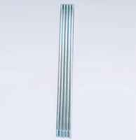 M6*300 M6*480 Carbon Steel 4.8 Grade Zinc Plated Galvanized Double Head Thread Stud Rod Extra Long Screw