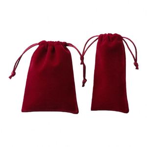 Pochette en coton avec cordon de serrage pour bijoux, logo en relief, sac anti-poussière doux pour emballage de bijoux et cadeaux, vente en gros - Product Image 6