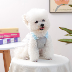 PETCIRCLE Ropa de Primavera/Verano para Perros y Gatos, Camisetas sin Mangas de Tela Seersucker - Product Image 3