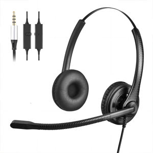 Casque antibruit mini <span class=keywords><strong>jack</strong></span> avec micro pour centre d'appels Vente en gros pas cher - Product Image 1