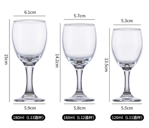 Verres à vin blanc transparents de haute qualité à long pied avec logo personnalisé, style européen, pour bars et soirées - Product Image 2