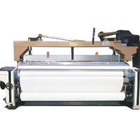 Machines à tisser électriques Qingdao HJW822 HURUI XINLIAO/SANHE Eleccontrol, métier à tisser à jet d'eau électronique CAM, machine textile