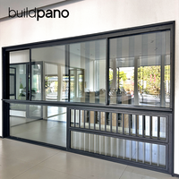 Ventanas Corredizas de Doble Acristalamiento en Oferta, Ventana Corrediza de Aluminio con Vidrio Low-E y Mosquitera