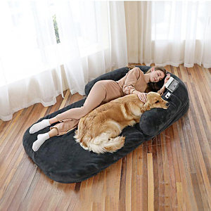 Cama de Lujo Personalizada para Humanos y Mascotas, de Felpa Larga, Ortopédica, Portátil, de Algodón PP, Plegable, para Invierno, Venta al Por Mayor - Product Image 2