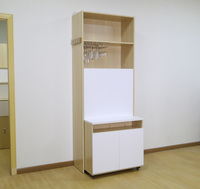 Mécanisme de table pliante murale gain de place en acier, design contemporain, capacité robuste, pour salle de bain moderne