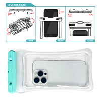 Sac étanche universel 7 couleurs pour téléphone, idéal plage, SUP, kayak, pochette sèche sous-marine durable avec cordon, fabrication OEM personnalisée
