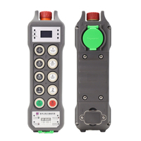 Télécommande radio industrielle intelligente à reconnaissance d'empreintes digitales, 8 boutons, vitesse unique, certifiée CE pour pont roulant