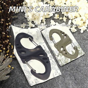 Портативный мини-пластиковый зажим для ключей с двойной пряжкой - Product Image 2