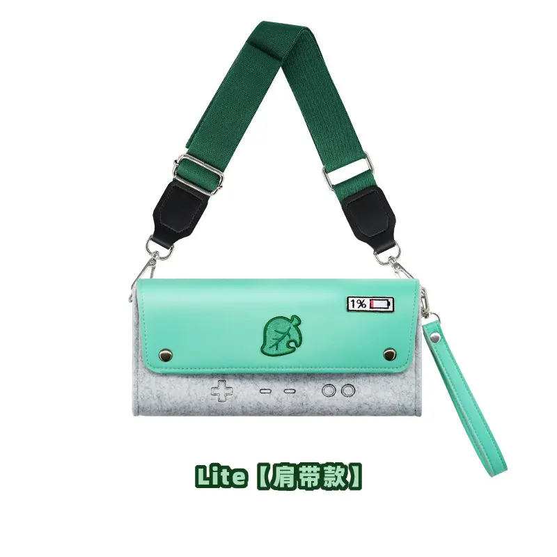 Felt PU Leather Portable Travel Carrying Bag Video Game Case For Nintendo Switch Lite Bag