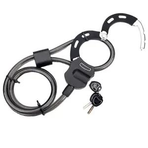 BUS Scooter Street Cuff Troller Poussettes en acier motos vélo menottes robustes Cable etook Bike Lock