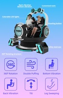 HEROVR Silla de simulador de vuelo de movimiento completo de 360 grados ARcade VR Gaming Cockpit para uso en interiores/exteriores para el hogar y la educación