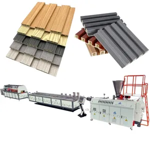 PVC Fluted Wall Panel Extruding Making Machine plastic PE PVC WPC ceiling wall Panel extrusion machine Production Line