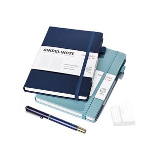 Economy <b>A5</b> Leather Portable Notebook with Soft Band Custom Logo Journey for Promotional Events Factory Price - Product Image 1