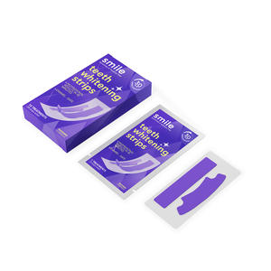 Tiras blanqueadoras de dientes moradas libres sensibles veganas aprobadas por Ce Logotipo privado - Product Image 4