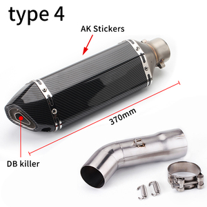 Système d'échappement pour moto Yamaha FZ8 FZ8N <span class=keywords><strong>FZ8S</strong></span> S YZF-FZ8 FZ800 Fazer, échappement moto, système d'échappement, tuyau intermédiaire à glissière, course modifiée - Product Image 5