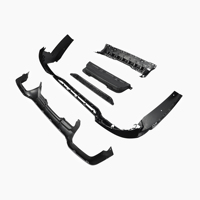 Difusor de Parachoques Trasero de Doble Salida Estilo M Sport en Negro Brillante ABS para BMW X4 G02 2018 2020