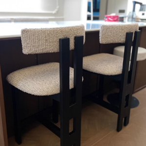 Nordique moderne Simple en bois cuisine comptoir de <span class=keywords><strong>Bar</strong></span> coussin doux maison meubles commerciaux café chaise haute boutique tabouret de <span class=keywords><strong>Bar</strong></span> - Product Image 3