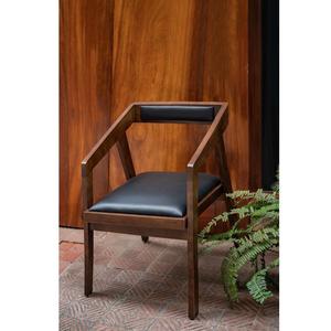 Dormitorio Natural de calidad de madera superior Vietnam Material Moderno apartamento Chaise De Cafe diseño tradicional sala de estar sofá silla - Product Image 4