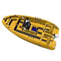 Nouveau type de bateau ponton familial haute performance, bateau à bascule avec moteur sans balais télécommandé pour complexe hôtelier avec batterie E100 5 kWh
